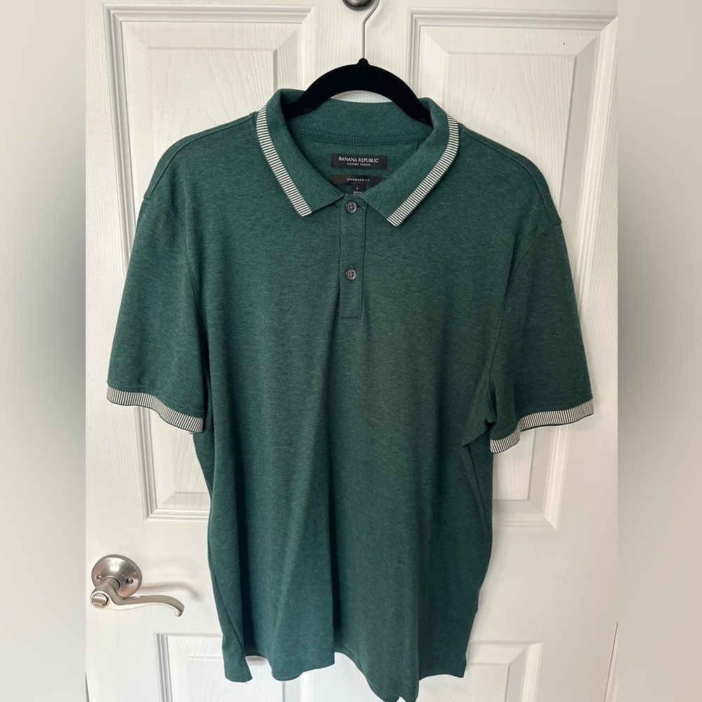 Banana Republic Luxury Touch Mens Polo